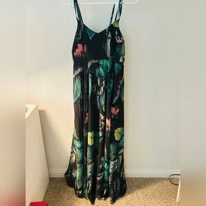 RELIGION green, sz 38, double strap dress